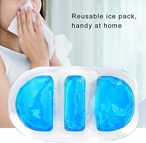 За многократна употреба Гел пакети с лед Focket за носа, Преносим Изключителен Студен Гелевый пакет с лед за носа, студен компрес, Естествено Сигурно Охлаждане, Освежаващо пакет с лед, изключително здрави уплътнения