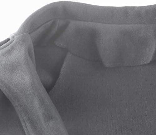 PRDECEXLU Стилни Връхни дрехи за Къмпинг, Дамски Есенни Палта с Широк ръкав и отворена предна част, Обикновена, с джобове, Свободни