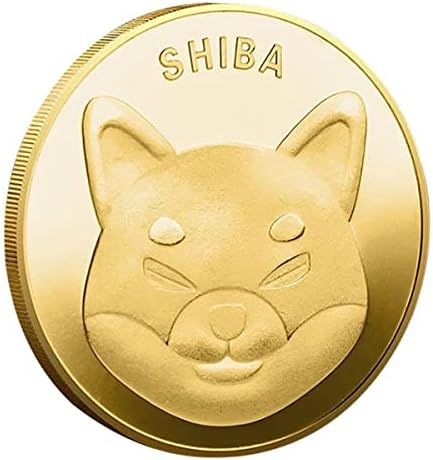 Монета QUARPIMER Shiba Inu Монета Shiba, са подбрани Рядка Криптовалютная монета с Прозрачно Защитно покритие