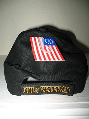 Съединените Американски ветеран от войната в Персийския залив на Въоръжените сили на САЩ Черна бейзболна шапка с възможност за регулиране в стила на бейзболни шапки с официален лиценз