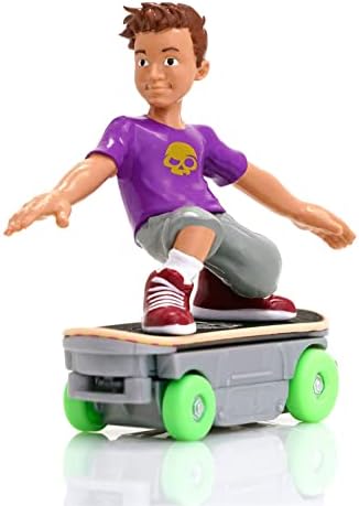 NSI Toys Бескостный суперзаряженный мини-играчка трюковой скейтборд с фигура дали
