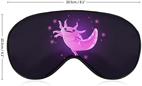 Кавайная Розова Маска За Очи Axolotl Sleep Eye Mask Сладко Blindfold Eye Covers Сенки за очи за Жени И Мъже, Подаръци