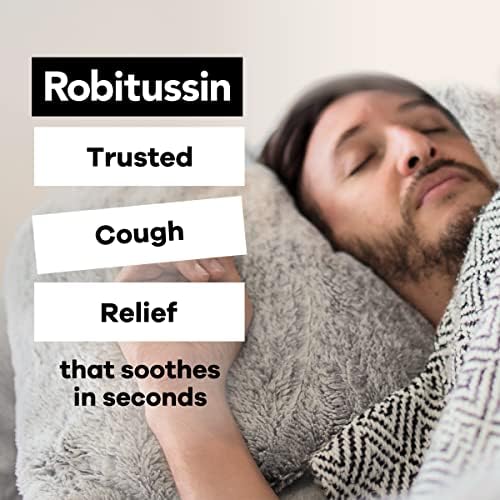 Robitussin Maximum Strength Nighttime Cough DM, Лекарства за кашлица за възрастни С вкус на горски плодове - 8 течни унции